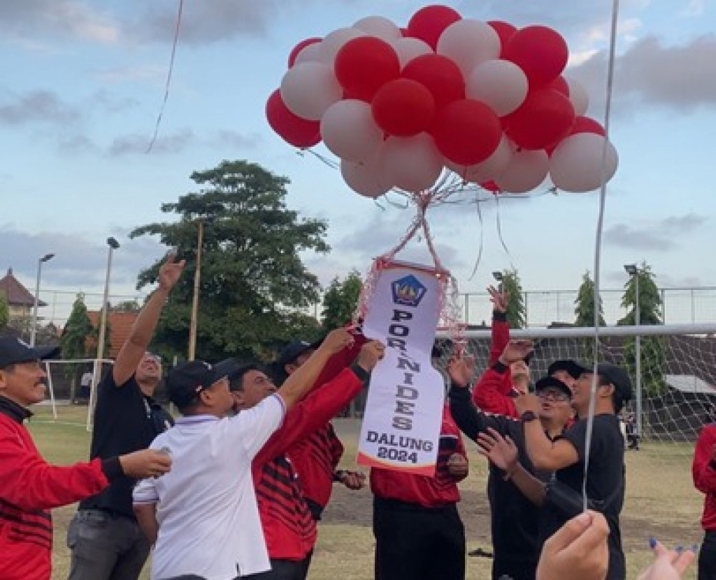 Camat Kuta Utara Mengaspresiasi Acara Pembukaan Porsenides Dalung Tahun 2024